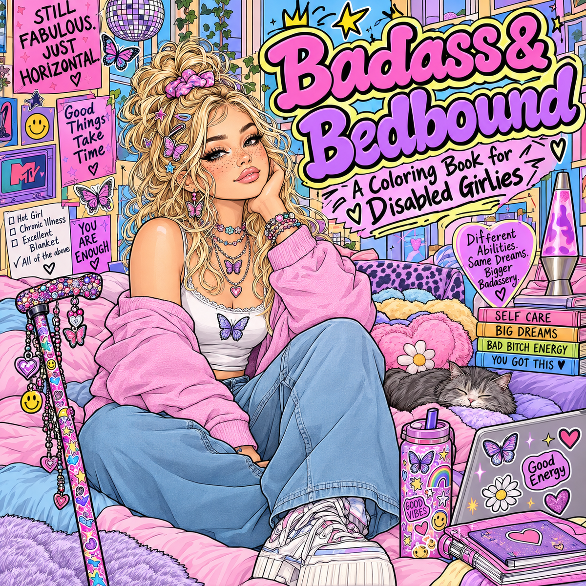 Pdf Badass and bedbound coloring book